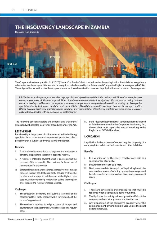 𝗧𝗛𝗘 𝗜𝗡𝗦𝗢𝗟𝗩𝗘𝗡𝗖𝗬 𝗟𝗔𝗡𝗗𝗦𝗖𝗔𝗣𝗘 𝗜𝗡 𝗭𝗔𝗠𝗕𝗜𝗔