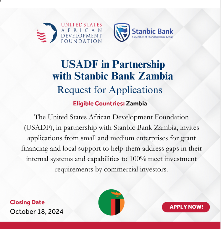 STANBIC BANK AND USADF UNVEIL A MILLION DOLLAR CREDIT LINE IN MSMES GRANTS FINANCING